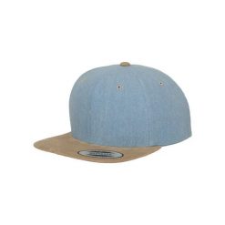 Czapka Flexfit chamy-uede. Brązowe czapki z daszkiem FLEXFIT, bez wzorów. Za 98.10 zł.