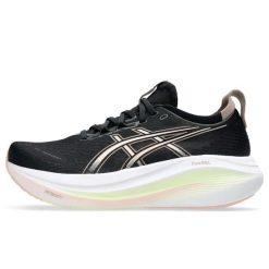Buty Do Biegania Asics Gel-Nimbus 27 Damskie. Czarne buty do biegania ASICS, bez wzorów, bez zapięcia, do biegania. Za 847.80 zł.