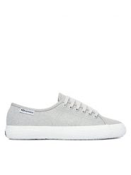 Superga Tenisówki 3750 Jersey Lame Leggera Low Top S4135ZW Srebrny. Szare trampki Superga, bez wzorów, z jersey, bez zapięcia. Za 319.99 zł.