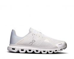 Buty damskie On Cloud 6 Coast. Białe buty do biegania On, bez wzorów, z materiału, bez zapięcia, do biegania. Za 839.99 zł.