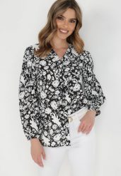Czarna Koszula Amathastis. Czarne koszule Born2be, l, z aplikacjami, z jeansu, eleganckie, bez kołnierzyka, bez ramiączek. W wyprzedaży za 25.49 zł.