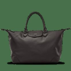 Torba podróżna WINGS WILLOW elegancka pojemna BLACK. Czarne torby podróżne Wings, bez wzorów, z materiału, na ramię. Za 189.90 zł.