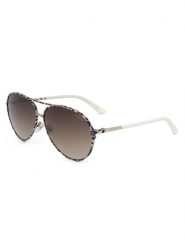 Guess Damskie okulary przeciwsłoneczne w kolorze beżowo-czarno-jasnobrązowym rozmiar: 60. Brązowe okulary przeciwsłoneczne Guess, z aplikacjami, z tworzywa sztucznego, metalowe. Za 149.95 zł.