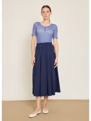 BGN Spódnica w kolorze granatowym rozmiar: 36. Niebieskie spódnice BGN, na imprezę, bez wzorów, midi. Za 121.99 zł.