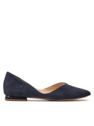 HÖGL Baleriny Basic 7-100012 Niebieski. Niebieskie baleriny Högl, bez wzorów, ze skóry, bez obcasa, bez zapięcia. Za 599.99 zł.