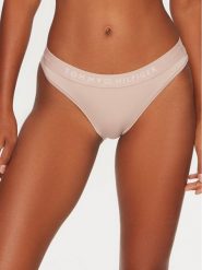 Tommy Hilfiger Figi klasyczne UW0UW05509 Beżowy. Brązowe figi Tommy Hilfiger, bez wzorów, z syntetyku. Za 69.99 zł.