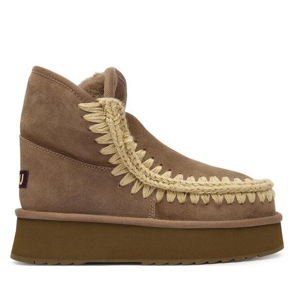 Śniegowce Mou. Szare śniegowce Mou, bez wzorów, bez zapięcia. Za 1,049.00 zł.