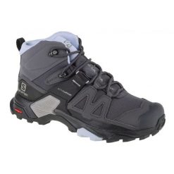 Buty Salomon X Ultra 4 Mid Gtx 416250 szare. Szare buty trekkingowe z materiału, bez zapięcia. Za 1,007.23 zł.