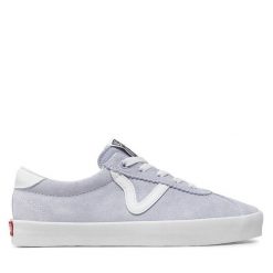 Tenisówki Vans. Niebieskie trampki sportowe Vans, bez wzorów, bez zapięcia, tenisowe. Za 219.99 zł.