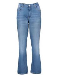 ONLY Dżinsy - Regular fit - w kolorze niebieskim rozmiar: 48/L30. Niebieskie jeansy ONLY, l, z aplikacjami, z bawełny, klasyczne, z podwyższonym stanem. Za 110.29 zł.