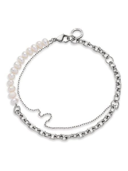 Paul Hewitt Bransoletka z perłami rozmiar: onesize. Białe bransoletki paul hewitt, z perłą, ze stali. Za 249.17 zł.