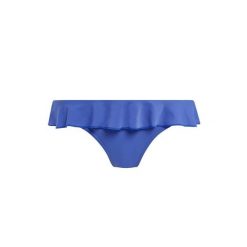Figi do kostiumów kąpielowych dla kobiet Freya Jewel cove. Niebieskie figi Freya, z aplikacjami, z lycry, z obniżonym stanem. Za 165.00 zł.