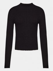 Brave Soul Sweter LK-608LLOYDBLK Czarny Regular Fit. Czarne swetry Brave Soul, xl, bez wzorów, z wiskozy, bez ramiączek. Za 169.99 zł.
