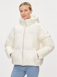 Tommy Hilfiger Kurtka puchowa New York Gloss WW0WW40836 Écru Relaxed Fit. Kurtki Tommy Hilfiger, na zimę, xl, bez wzorów, z puchu, bez kaptura. Za 899.99 zł.