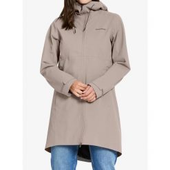 Parka przeciwdeszczowa damska Didriksons Bea Parka 6. Brązowe płaszcze Didriksons, bez wzorów, bez kaptura. Za 835.99 zł.