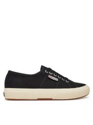 Superga Tenisówki 2750 COTU Czarny. Czarne trampki Superga, bez wzorów, z materiału, bez zapięcia. Za 159.99 zł.