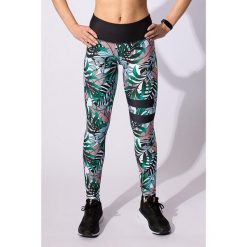 Legginsy do biegania z odblaskiem damskie 2skin Borneo. Legginsy 2SkIN, bez wzorów, z elastanu, sportowe. Za 83.99 zł.