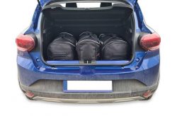Torby Do Bagażnika Dacia Sandero 2021+ 3Szt Kjust. Czarne torby podróżne KJUST, bez wzorów, z kauczuku. Za 944.00 zł.