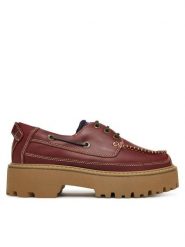 Tommy Jeans Półbuty Archive '01 Boat Shoe Leather EN0EN03003 Bordowy. Czerwone półbuty wsuwane Tommy Jeans, bez wzorów, z jeansu, bez obcasa, na płaskiej podeszwie. Za 569.99 zł.