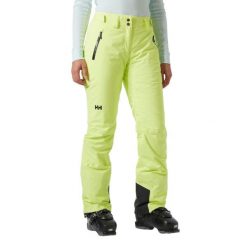 Spodnie narciarskie dla kobiet Helly Hansen Legendary. Zielone spodnie narciarskie Helly Hansen, bez wzorów, narciarskie. W wyprzedaży za 789.00 zł.