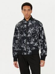 Versace Jeans Couture Kurtka przejściowa 78GASD07 CQD92 Czarny Regular Fit. Czarne kurtki Versace Jeans Couture, bez wzorów, z jeansu, bez kaptura. Za 2,069.00 zł.