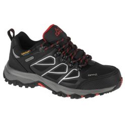 Buty Campus Norin CW0102321200 czarne. Czarne buty trekkingowe z gumy, bez zapięcia. Za 444.64 zł.