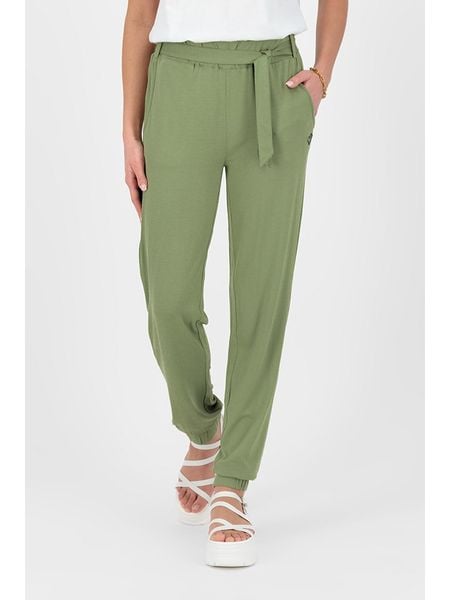 Alife and kickin Spodnie w kolorze zielonym rozmiar: L. Zielone spodnie materiałowe Alife and Kickin, bez wzorów, z materiału. Za 107.45 zł.