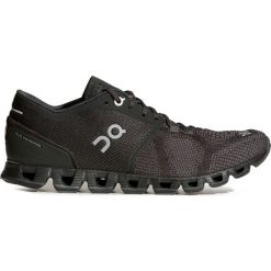 Buty ON RUNNING CLOUD X WOMAN. Czarne buty do biegania On Running, bez wzorów, bez zapięcia, do biegania. Za 650.00 zł.
