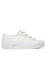 Lee Trampki Isla C Women Low 50251001.1FG Biały. Białe trampki Lee, bez wzorów, z materiału, bez zapięcia. Za 129.99 zł.