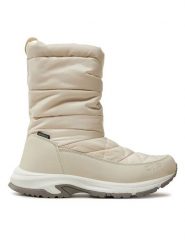 CMP Śniegowce Yakka Wmn Snow Boot Wp 3Q79846EO Écru. Białe śniegowce CMP, bez wzorów, z materiału, bez zapięcia. Za 399.99 zł.