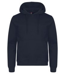 Clique Bluza z kapturem Miami z bawełny i poliestru z recyklingu – Navy. Czarne bluzy CLIQUE, l, bez wzorów, z bawełny, z kapturem. Za 166.52 zł.