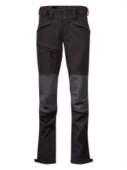 Bergans Hybrydowe spodnie trekkingowe "Fjorda" w kolorze antracytowo-szarym rozmiar: M. Czarne spodnie dresowe Bergans, bez wzorów, z materiału. Za 345.36 zł.