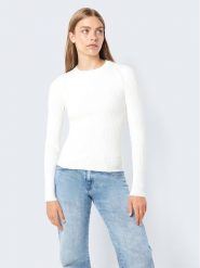 Noisy May Sweter Ship 27020928 Écru Slim Fit. Swetry Noisy May, l, bez wzorów, z wiskozy, bez ramiączek. Za 79.99 zł.