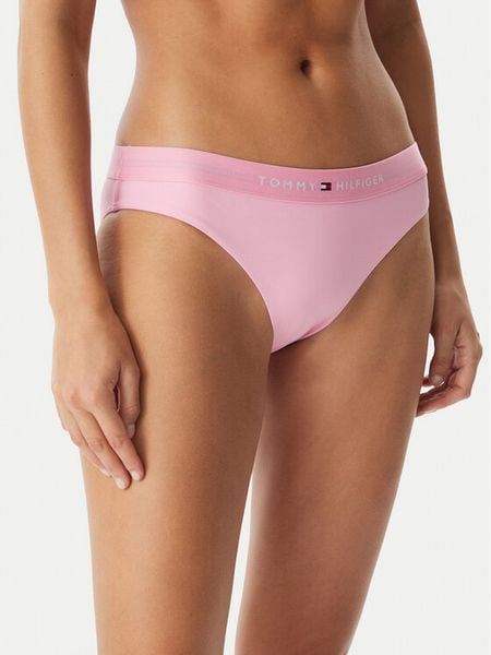 Tommy Hilfiger Dół od bikini UW0UW06363 Różowy jasny. Czerwone bikini Tommy Hilfiger, bez wzorów, z syntetyku. Za 114.99 zł.