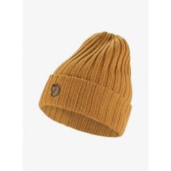Czapka zimowa Fjallraven Byron Hat - acorn. Brązowe czapki zimowe Fjällräven, bez wzorów, sportowe. Za 214.99 zł.