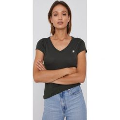 G-Star Raw T-shirt D04434.2757. Zielone t-shirty G-Star Raw, s, bez wzorów, z dzianiny, retro, bez kołnierzyka, bez ramiączek. W wyprzedaży za 68.99 zł.