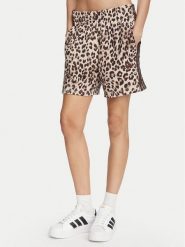 Adidas Szorty sportowe Seasonal Essentials Animal Print KH1551 Beżowy Regular Fit. Brązowe szorty sportowe adidas, bez wzorów, z bawełny. Za 179.99 zł.