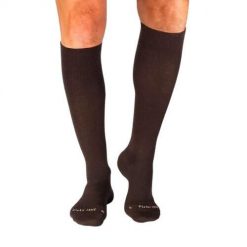 Długie skarpety uciskowe 3/4 z wełny merynosów brązowe. Brązowe skarpetki OEM, bez wzorów, z wełny. W wyprzedaży za 92.32 zł.