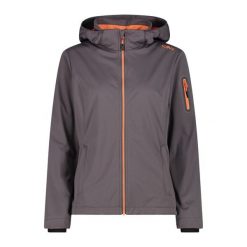 Kurtka damska turystyczna CMP 39A5016. Brązowe kurtki przejściowe sportowe CMP, l, bez wzorów, z softshellu, z kapturem, trekkingowe. Za 340.00 zł.