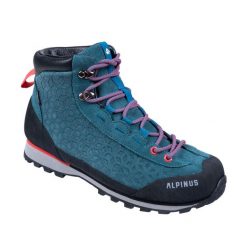 Buty trekkingowe wysokie damskie Alpinus Peneda Mid HDTX W. Czerwone buty trekkingowe Alpinus, bez zapięcia. Za 499.00 zł.