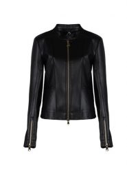 Patrizia Pepe Kurtka | 8L0410/A7R9 | Kobieta | Czarny. Czarne kurtki Patrizia Pepe, l, bez wzorów, ze skóry, eleganckie, bez kaptura. W wyprzedaży za 649.00 zł.