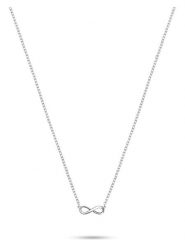 S.Oliver Srebrny naszyjnik z zawieszką - dł. 50 cm rozmiar: onesize. Szare naszyjniki S.Oliver, z materiału, srebrne. Za 152.99 zł.