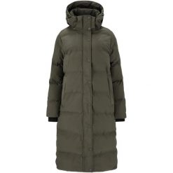 Parka dla kobiet Whistler Adalee. Czarne płaszcze WHISTLER, bez wzorów, z puchu, sportowe, bez kaptura. Za 559.00 zł.