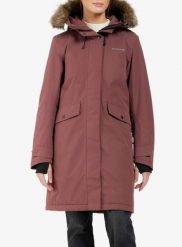 Płaszcz ocieplany damski Didriksons Erika Parka 3. Czerwone kurtki przeciwdeszczowe Didriksons, m, bez wzorów, z syntetyku, bez kaptura. Za 846.99 zł.
