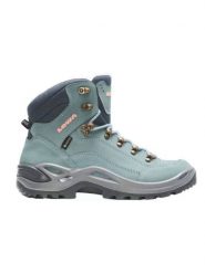 LOWA Skórzane buty trekkingowe "Renegade GTX" w kolorze turkusowym rozmiar: 40. Niebieskie buty trekkingowe Lowa, bez wzorów, z gore-texu, bez zapięcia, outdoorowe, gore-tex. Za 782.99 zł.