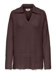 ONLY Sweter w kolorze brązowym rozmiar: XL. Brązowe swetry ONLY, xl, bez wzorów, bez ramiączek. Za 130.99 zł.