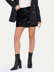 ONLY Spódnica z imitacji skóry Sima 15332330 Czarny Slim Fit. Czarne spódnice ONLY, m, bez wzorów, ze skóry. Za 89.99 zł.