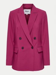 ONLY Marynarka Casey 15338768 Różowy Regular Fit. Czerwone marynarki i żakiety ONLY, bez wzorów, z syntetyku, bez ramiączek. Za 179.99 zł.