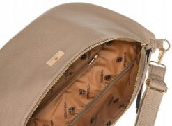 Duża saszetka damska ze skóry ekologicznej — Peterson. Nerki i saszetki Peterson, bez wzorów, ze skóry ekologicznej, duże, bez dodatków. Za 75.99 zł.