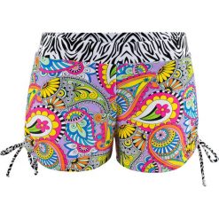 Szorty kąpielowe z figami wewnętrznymi bonprix biało-różowy. Bikini marki 4f. Za 69.99 zł.